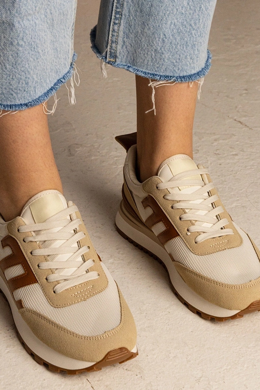 Sneakers beige donna sportive Marena