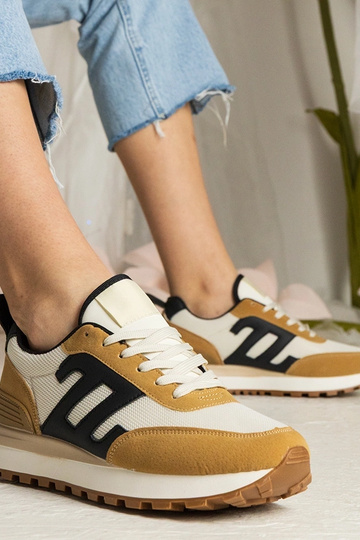 Sneakers marroni donna sportive Marena 2