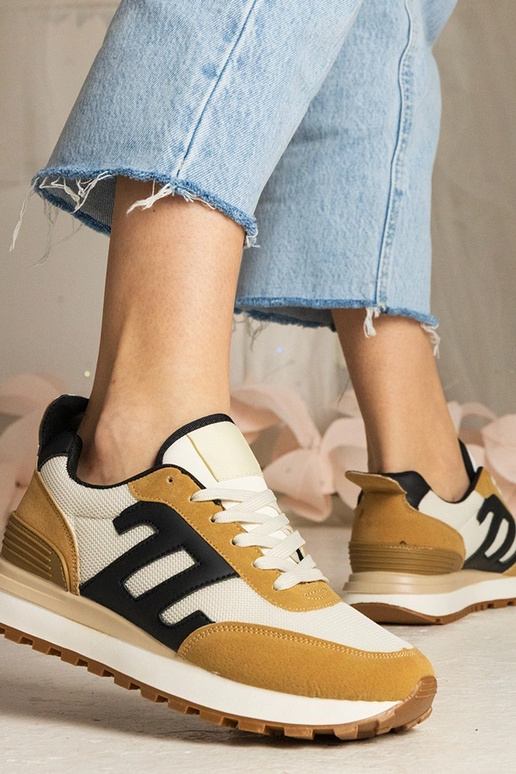 Sneakers marroni donna sportive Marena