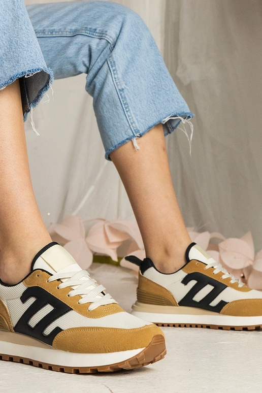 Sneakers marroni donna sportive Marena