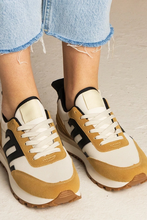 Sneakers marroni donna sportive Marena