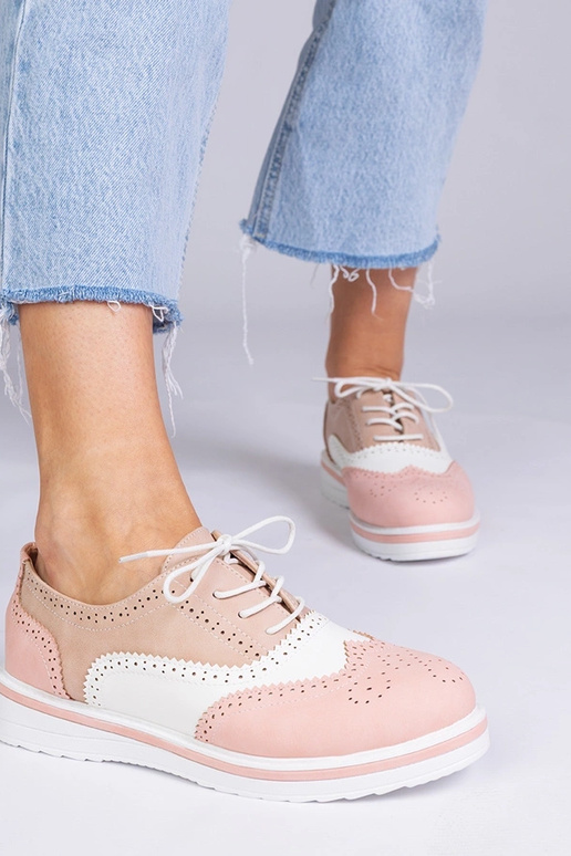 Oxfords classici rosa, „Toddi"