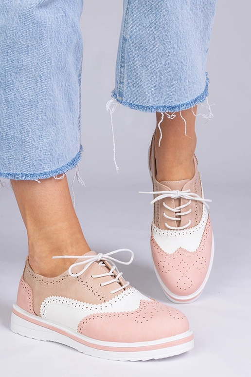 Oxfords classici rosa, „Toddi"
