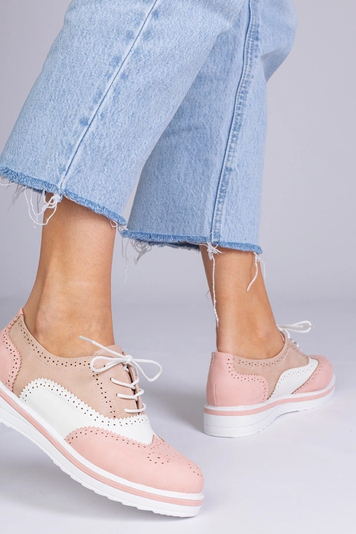 Oxfords classici rosa, „Toddi"