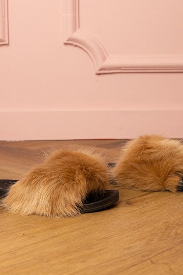 Pantofole marroni per...