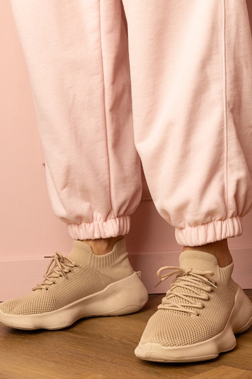 Scarpe sportive sabbia femminili con stivaletto tipo calza Zurry
