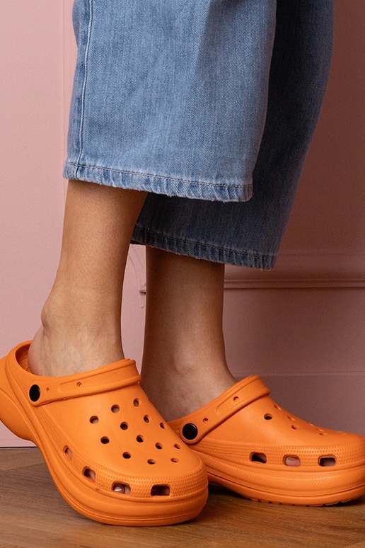 Kameris ciabatte chiuse arancioni con...