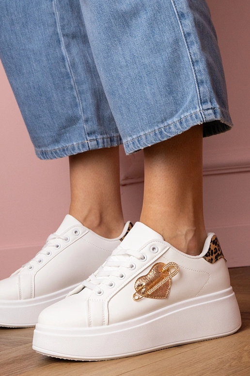 Scarpe da ginnastica bianche da donna...