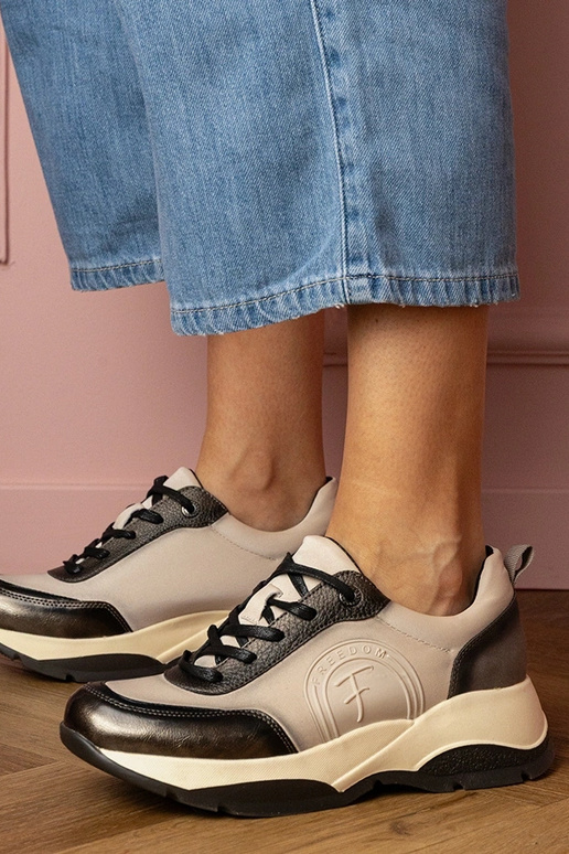 Scarpe sportive grigie da donna Wener