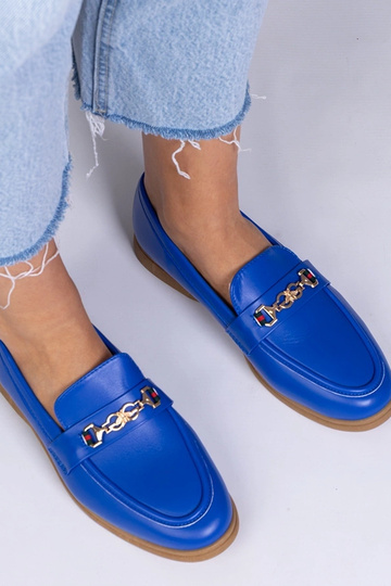 Mocassini blu con... 2