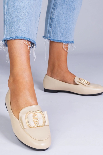 Mocassini color sabbia da...