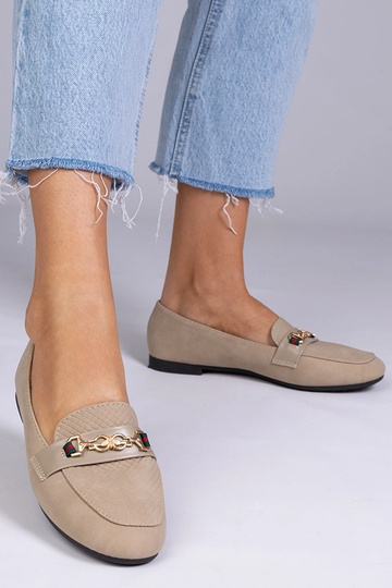 Mocassini marroni opachi...