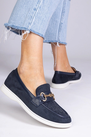 Mocassini blu scuro in... 2