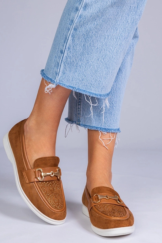 Mocassini rossi in pelle sintetica...