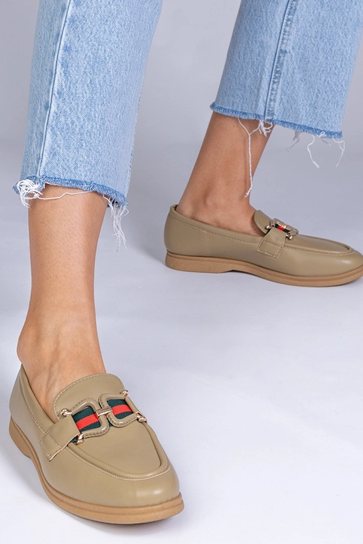 Mocassini neri in pelle sintetica con...