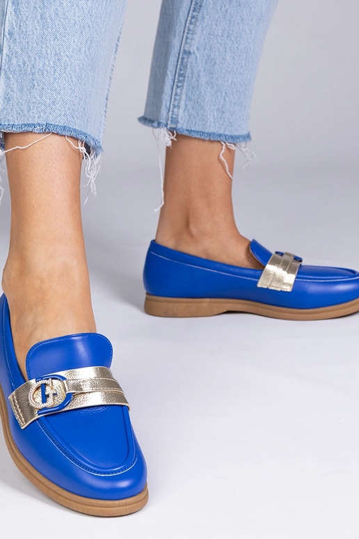 Mocassini color sabbia in pelle...