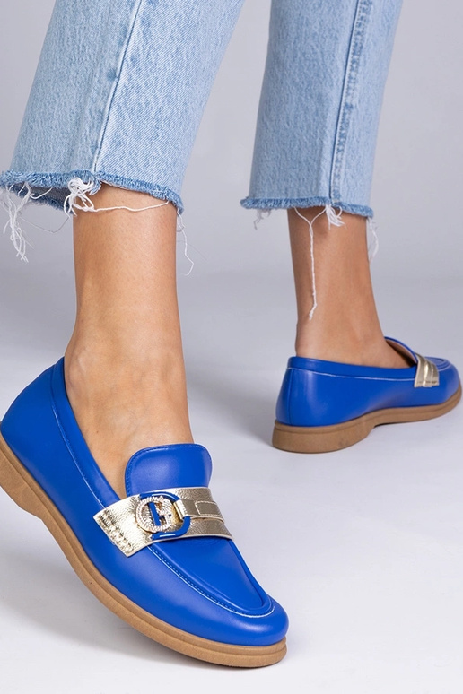 Mocassini color sabbia in pelle...