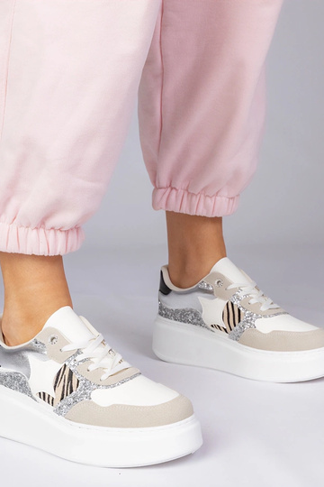 Scarpe sportive sabbia con...