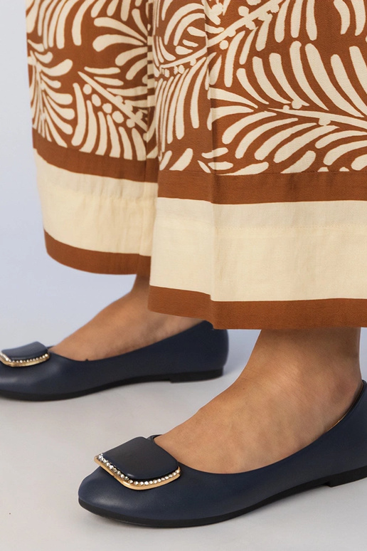 Ballerine blu scuro da donna con...