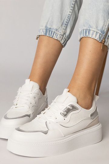 Scarpe sportive bianche con... 2