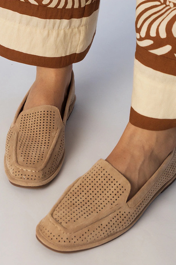 Mocassini color sabbia in... 2