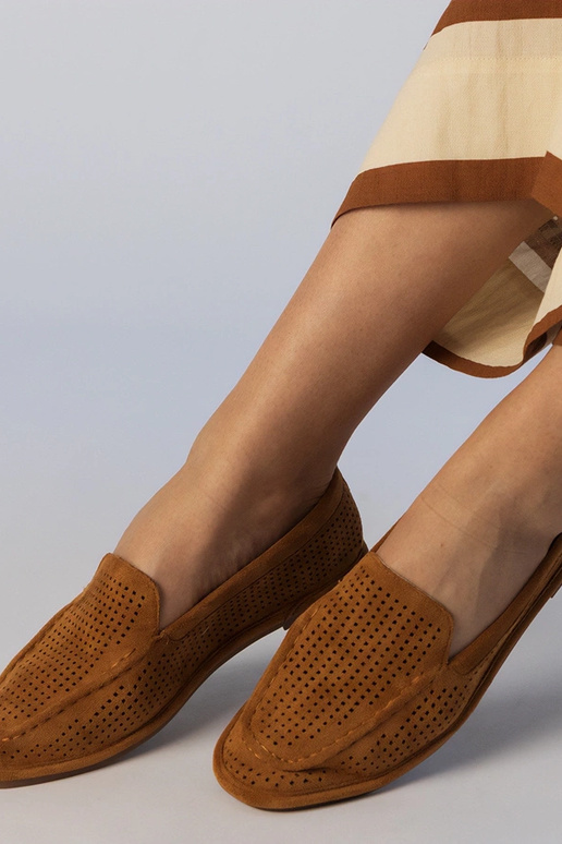 Mocassini neri in camoscio sintetico...