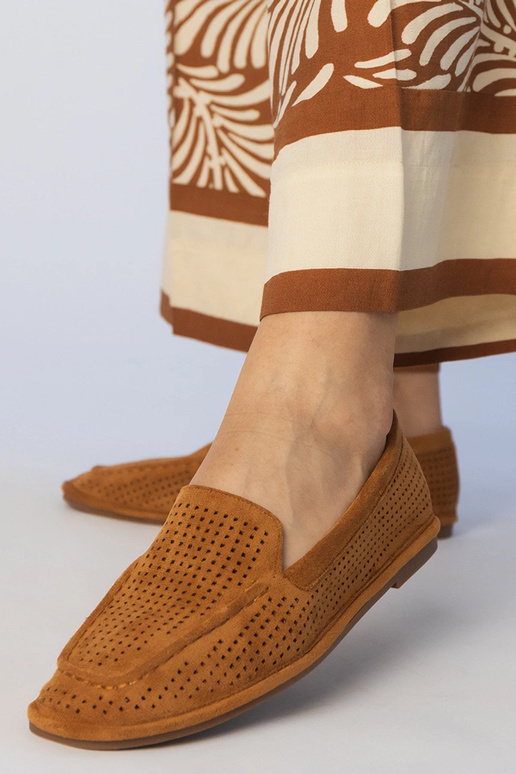 Mocassini neri in camoscio sintetico...