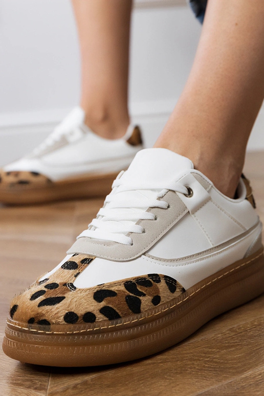 Scarpe sportive bianche con inserto...