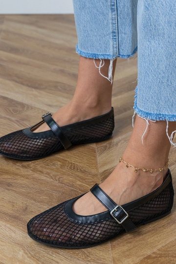 Ballerine a rete color nero... 2