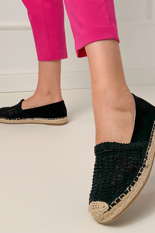 Espadrillas nere traforate con...