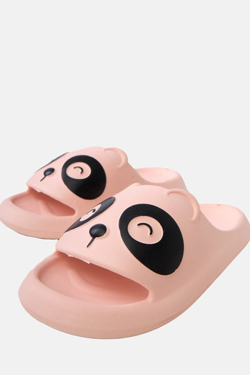 Ciabatte rosa per bambini con motivi di panda Ketti 2