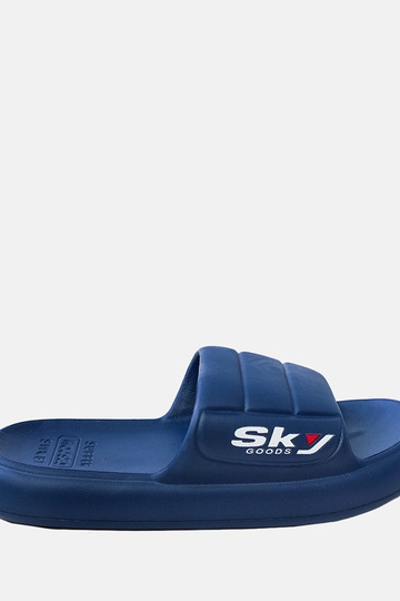 Ciabatte in gomma blu scuro per uomo Torwald