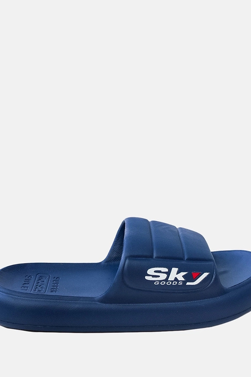 Ciabatte in gomma blu scuro per uomo...