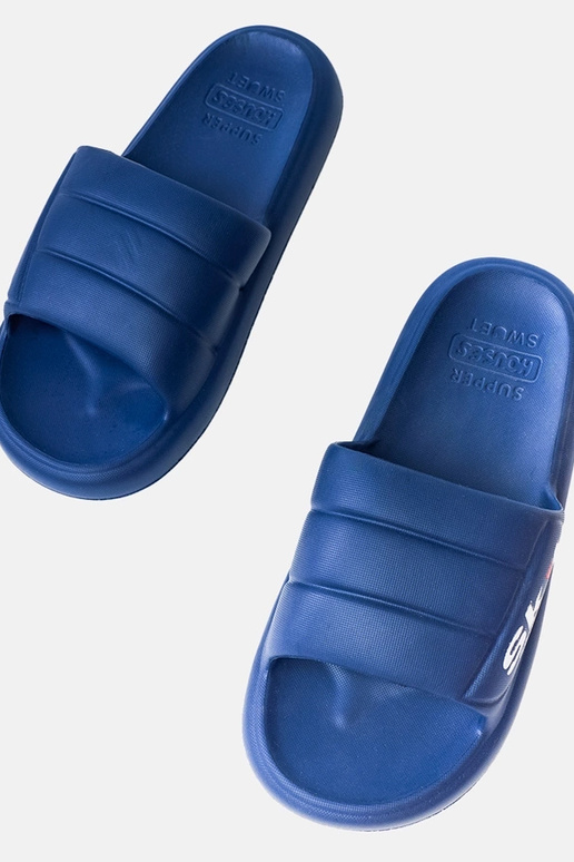 Ciabatte in gomma blu scuro per uomo...