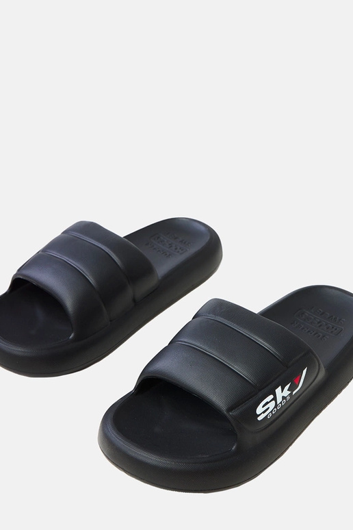 Ciabatte in gomma nere per uomo Torwald