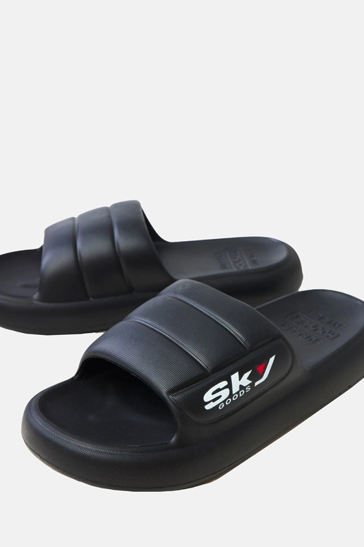 Ciabatte in gomma nere per uomo Torwald