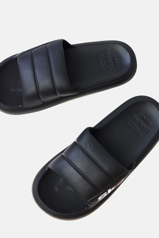 Ciabatte in gomma nere per uomo Torwald