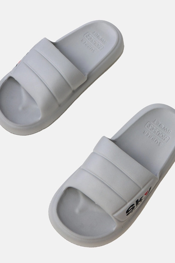 Ciabatte in gomma grigie...