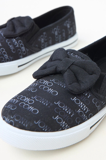 Scarpe sportive per bambini nere con fiocchetto Missi 2