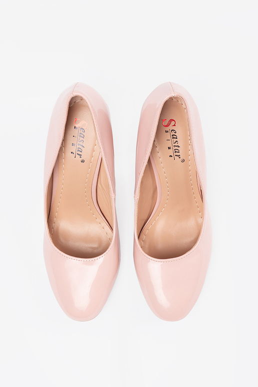 Décolleté rosa lucido