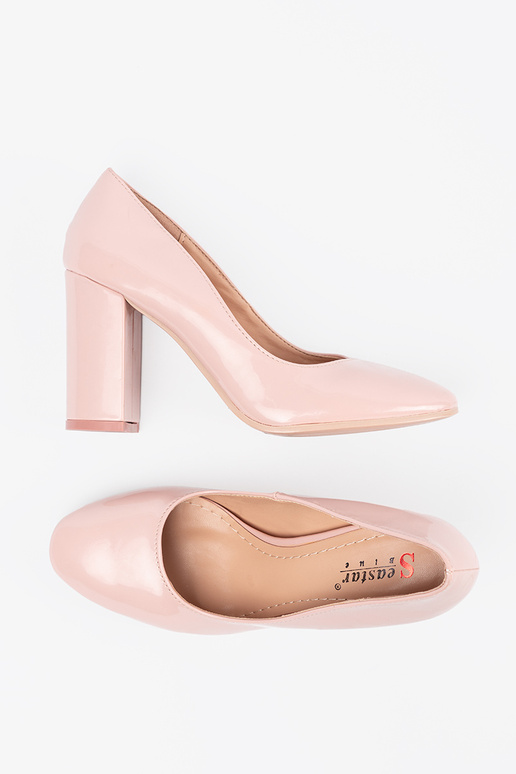 Décolleté rosa lucido