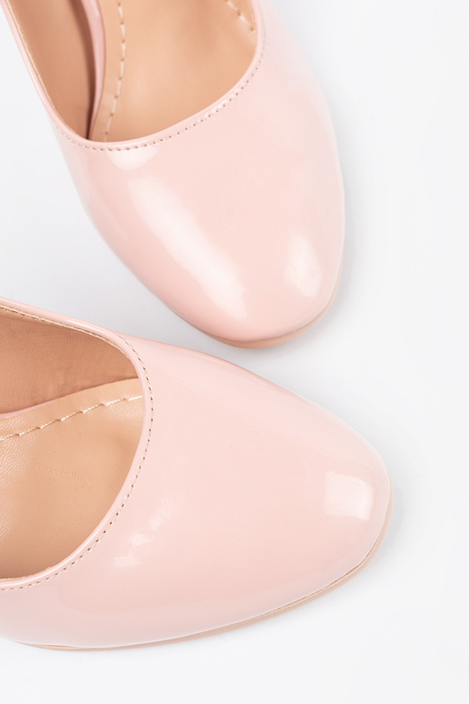 Décolleté rosa lucido