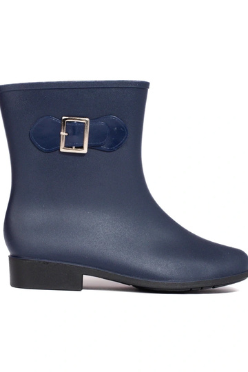 stivali di gomma blu navy...