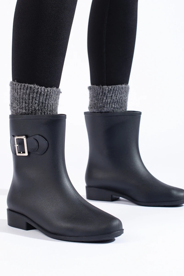 scarpe di gomma nere Shelovet 2