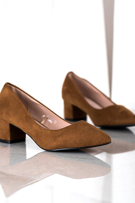 DECOLLETÉ MARRONI A PUNTA