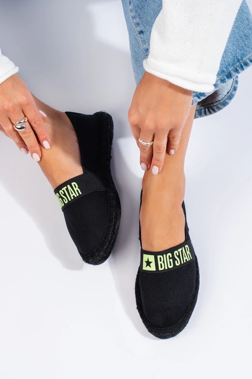 espadrillas nere BIG STAR HH274473