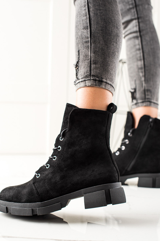 stivali di pelle scamosciata