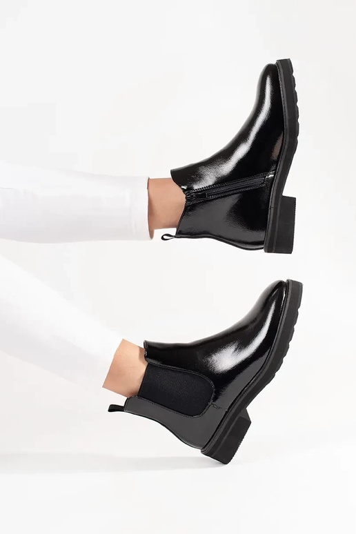 STIVELLI NERI CLASSICI SERGIO LEONE