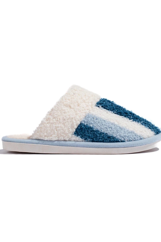 Pantofole calde a strisce