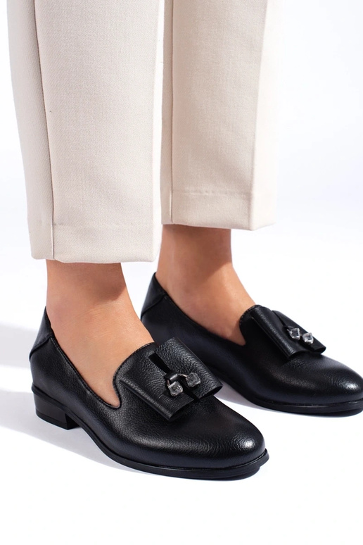 scarpe con cristalli Potocki colore nero